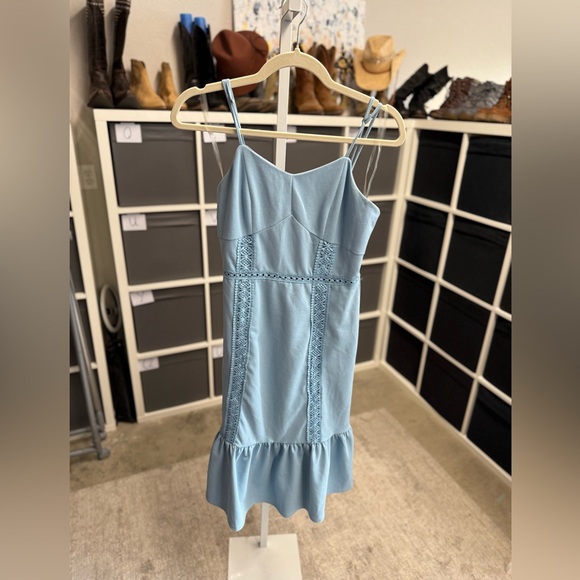 miami Dresses & Skirts - Miami Light Blue Coquette Midi Dress Y2K Going Out Clubbing Dress